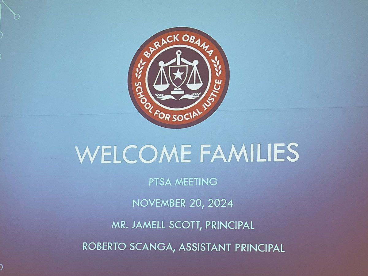 Barack Obama School for Social Justice tweet media