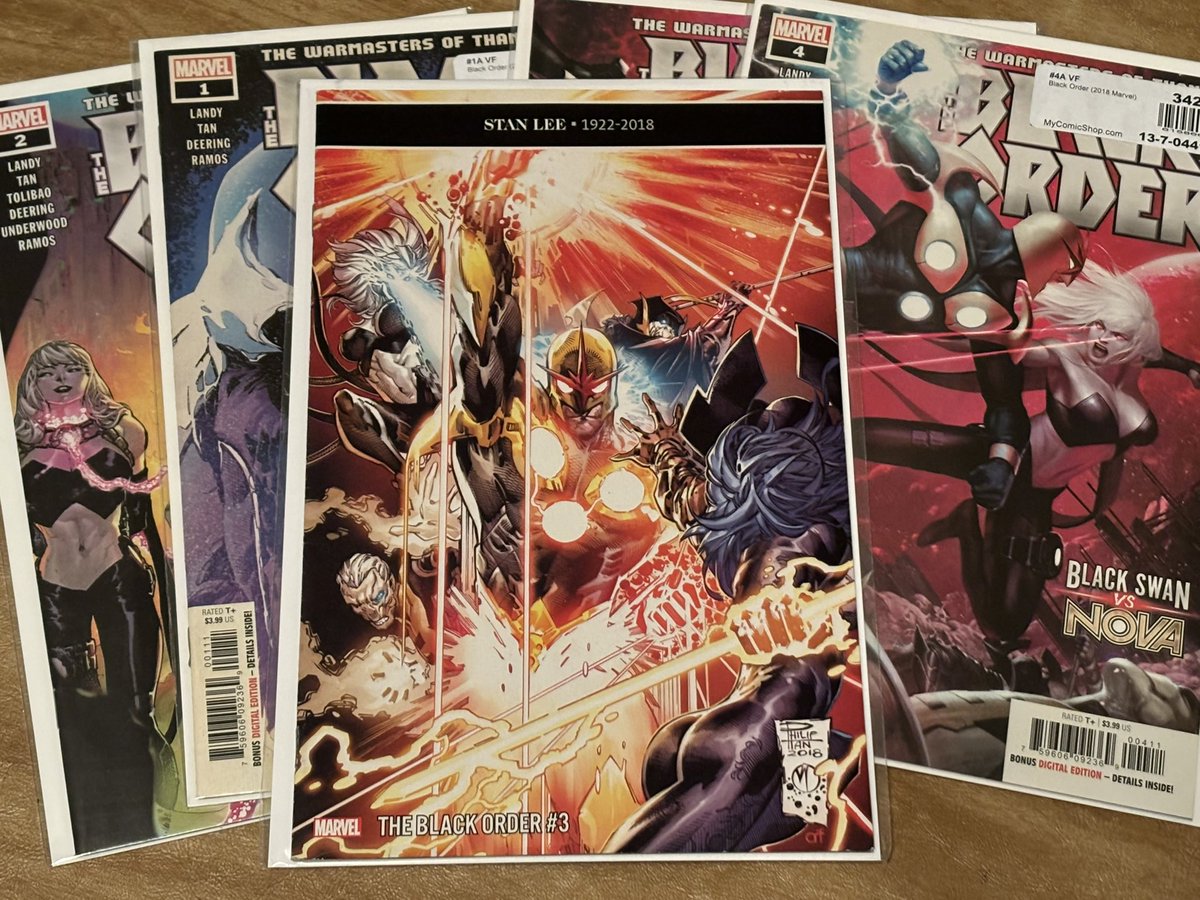 Check out that gorgeous Phillip Tan cover art!

I recently found out Nova had appeared in this 2018 miniseries, so I immediately went to the <a href="/mycomicshop/">MyComicShop</a> website and purchased all five issues of the Black Order #MarvelCosmic