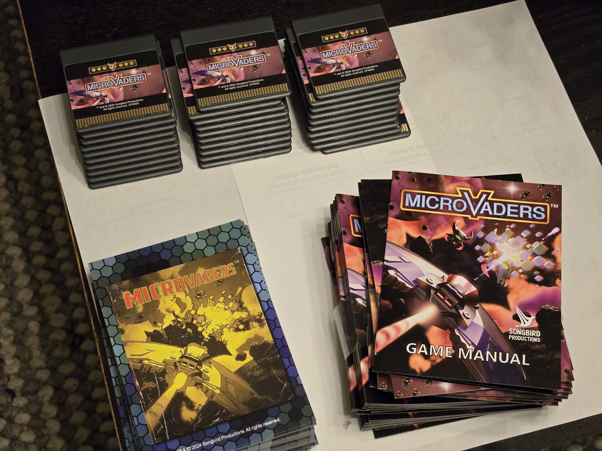 SongbirdPro's tweet photo. Only 24 hours left to pick up the Ultimate Edition of #Microvaders for the #AtariLynx! Also discount on Standard Edition expires tomorrow too. https://t.co/4Wu3JoMsIc