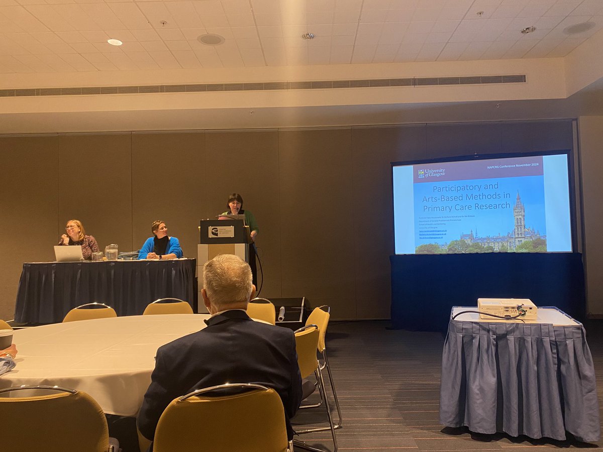 neaveyc's tweet photo. Fantastic workshop on participatory and arts-based methods led by @SaraMacdonald13, @NicMDickson and @BarbNicholl from @gppcglasgow this afternoon, lots of fun participating in some photovoice 📸 and body mapping research #NAPCRG2024 https://t.co/zAHV0sVy07