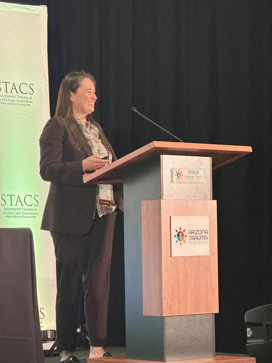 <a href="/DoctressOfSteel/">Audrey Spencer, MD, FACS</a> leading us forward in handling palliative care in trauma surgery #STACS2024 <a href="/AZTraumaCats/">UA Trauma</a>