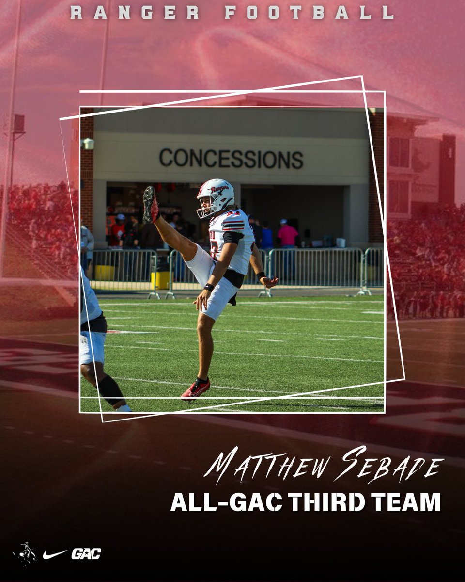 Congratulations to Mathew Sebade on earning All-GAC Third Team!

#RRR x #WinTheDay