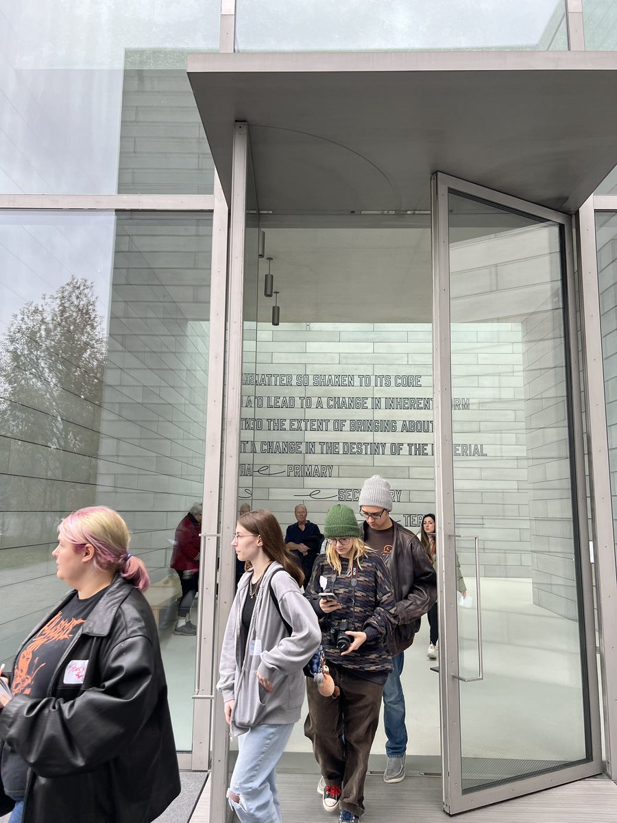 Wonderful field trip to Glenstone. #WeAreVPA