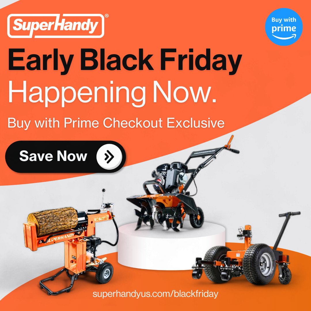 SuperHandy's tweet photo. Black Friday is here early https://t.co/Xr59MREPvs #outdoorpower #blackfriday https://t.co/LDjIvyh8SH