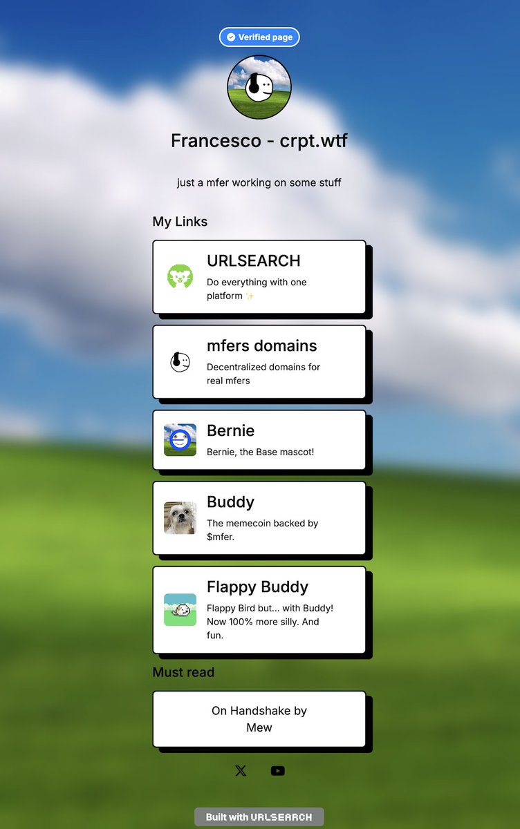 gordondecraft's tweet image. I’ve updated crpt.wtf and added my latest projects to it.