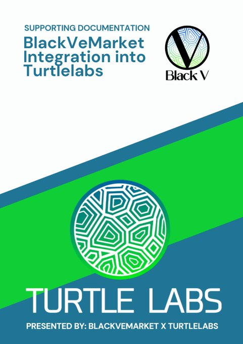 TurtleLabsNFT's tweet photo. 🚨 @BlackVeMarket x @TurtleLabsV Merger Incoming!
We’re unifying NFT trading and DeFi into one platform.

✨ Expect:

- Seamless NFT marketplace.
- SQUAD token integration.
- Better features &amp; value.

📖 Read the full details in discord!

Discord link in Comments!

#VeChain #VET https://t.co/G25z0OOeUA