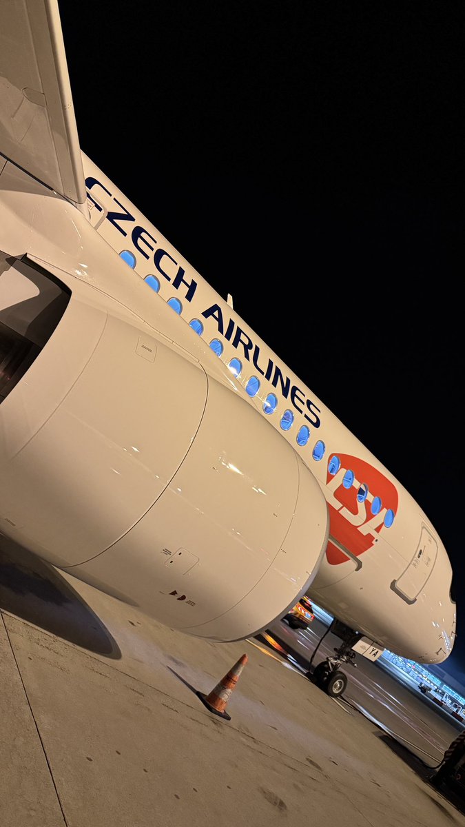 prgairside's tweet photo. 🇨🇿 Welcome home OK-EYA. The first A220 in the Smartwings fleet (Czech Airlines livery) https://t.co/UT4nwX9SDw