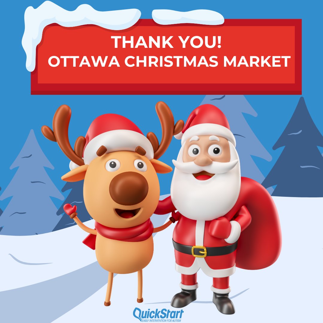 A big, Santa-sized thank you to <a href="/ottawaxmasmkt/">Ottawa Christmas Market</a>  for partnering with us again this year to host Sensory Santa.

OCM has hosted QuickStart Autism's #SensorySanta for several years and always creates an extra-magical opportunity for children with #autism to visit with Santa.