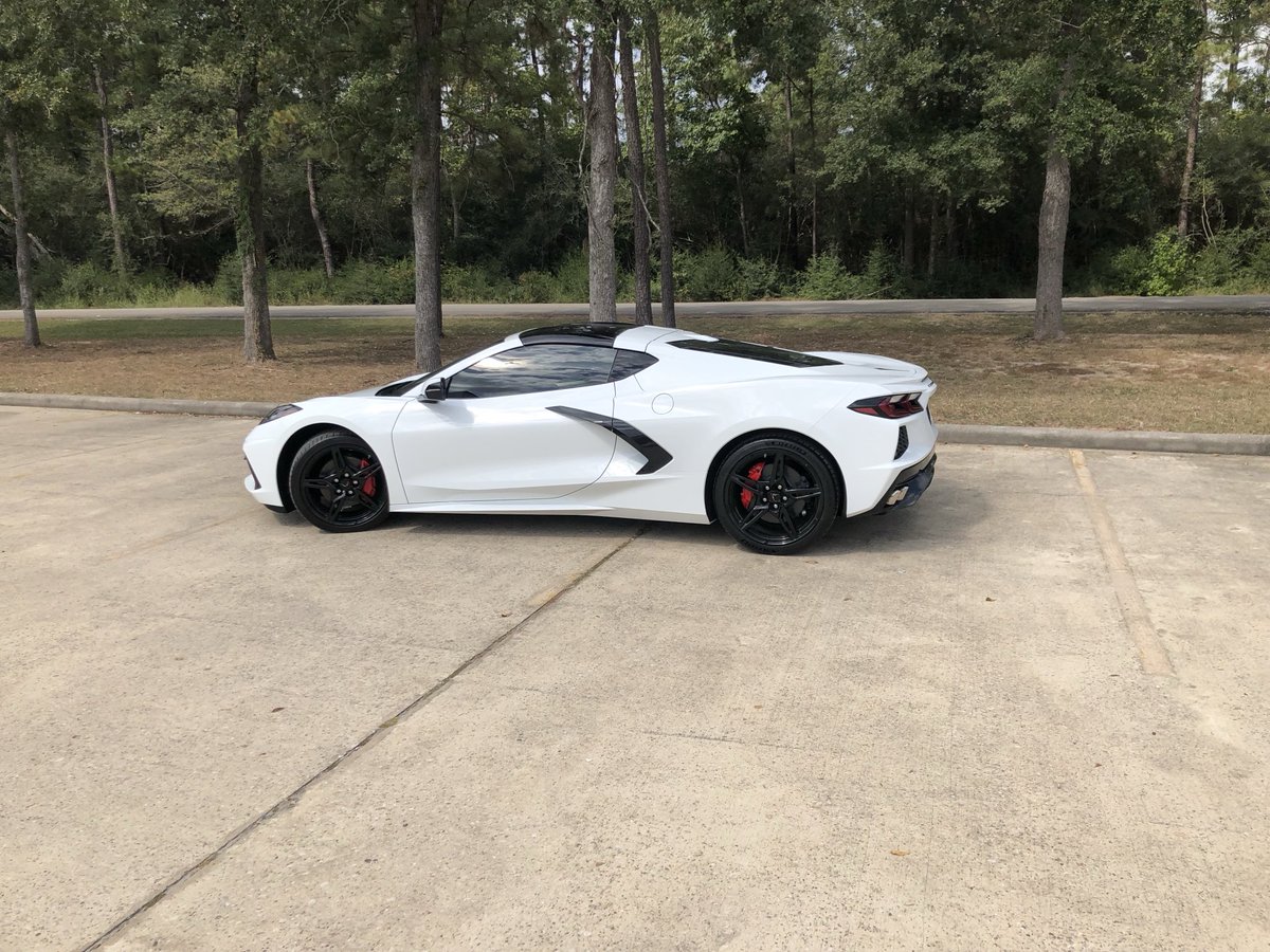 BurntOrangeLSU2's tweet image. She’s loving the cooler weather here. Had a good run this morning if you know what I mean. #CorvetteC8