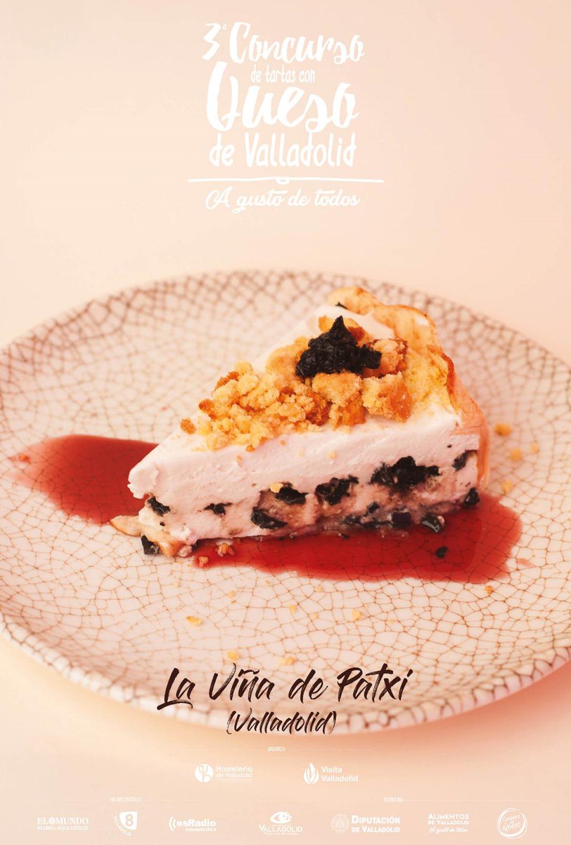 quesosJUAN's tweet photo. Mucha suerte a @lavinadepatxi_3 de #Valladolid en el tercer concurso de #tartasdequeso de @alimentosVALL, que participa con una rica elaboración con nuestro #quesoazul #quesofeo de #losquesosdejuan #MedinadelCampo https://t.co/ghTbe7xqfH