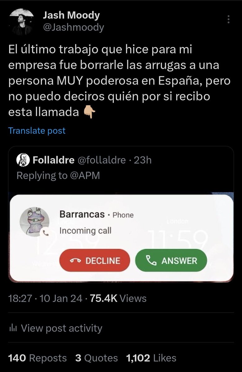 Jashmoody's tweet photo. Por lo que sea, voy a recuperar este tweet que subí hace un año y al rato borré. 
Por lo que sea. 
#LaRevueltaTVE https://t.co/Il9uZV35R8