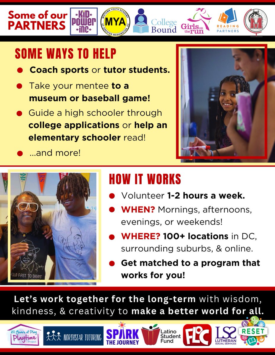 ThursdayNtwk's tweet image. 🌟 NDOE Spotlight: DCTMI 🌟

Since 2016, DCTMI has empowered D.C. students by addressing academic &amp;amp; non-academic needs. Aligned with NDOE&apos;s Pathway to Progress, they build sustainable volunteer networks &amp;amp; inspire growth.

Join: dctutormentor.org

#NDOE #PathwayToProgress