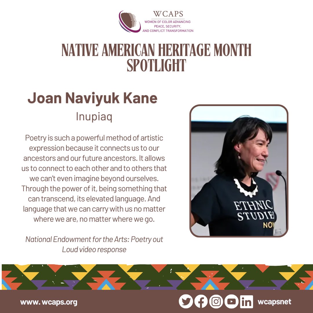 WCAPSnet's tweet image. In this final round of authors, WCAPS reflects on the power of the written word, the importance of seeing yourself in stories, and the strength of Native women authors who weave their heritage and dreams into unforgettable narratives.
#WCAPS #NativeAmericanHeritageMonth