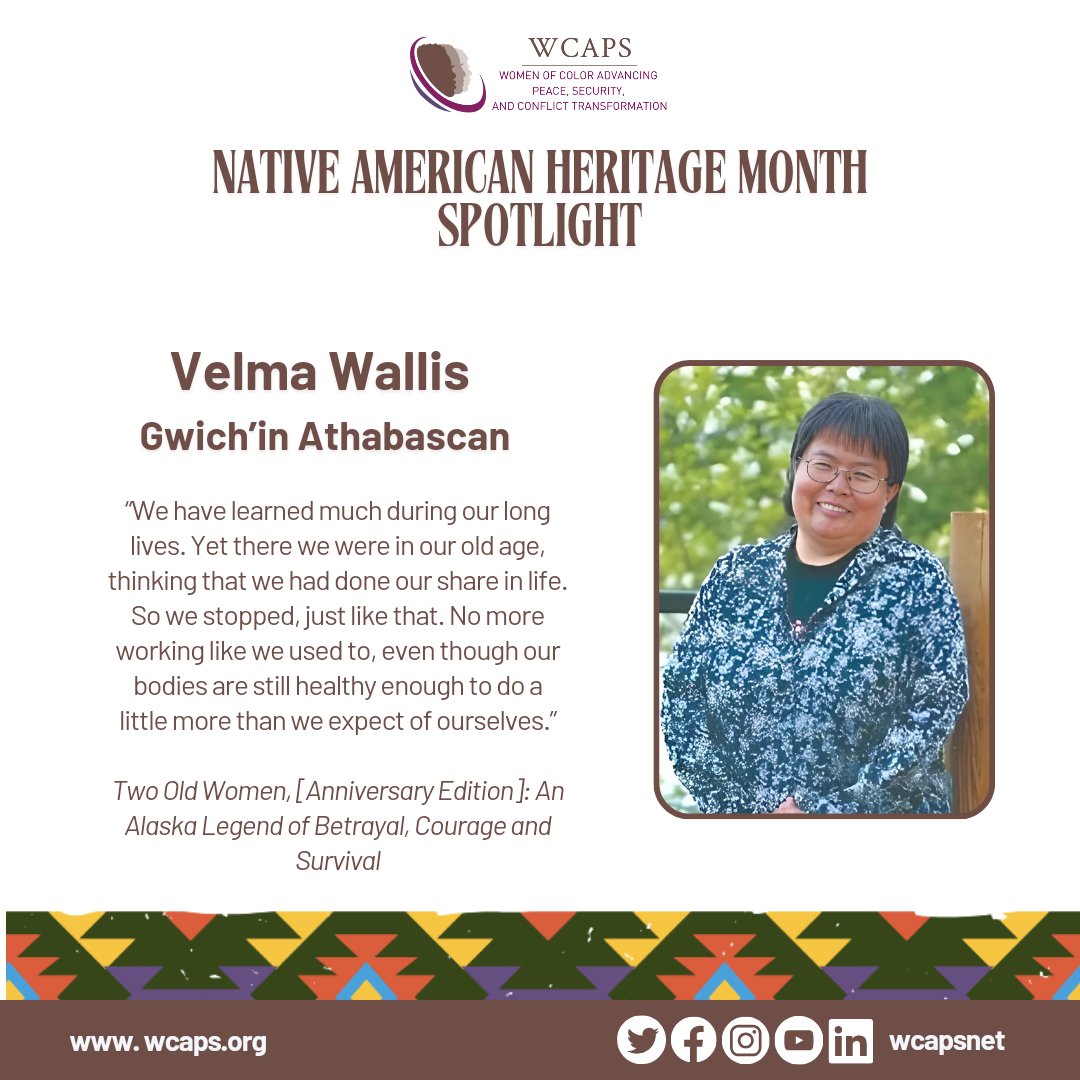 WCAPSnet's tweet image. In this final round of authors, WCAPS reflects on the power of the written word, the importance of seeing yourself in stories, and the strength of Native women authors who weave their heritage and dreams into unforgettable narratives.
#WCAPS #NativeAmericanHeritageMonth