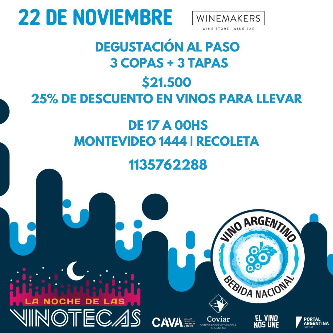 Mañana desde las 17hs, festejamos al vino argentino. 

Reservas al 11 3576 2288