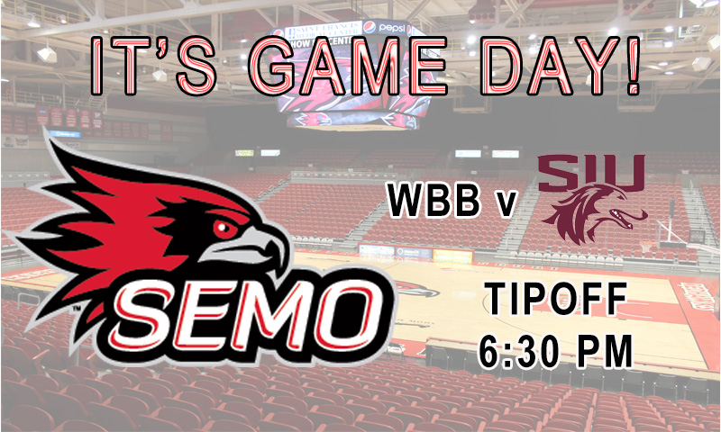 Tonight the women's basketball team will be facing off against the Southern Illinois Salukis! Join us at 6:30pm to help cheer them on for what is sure to be an exciting game!