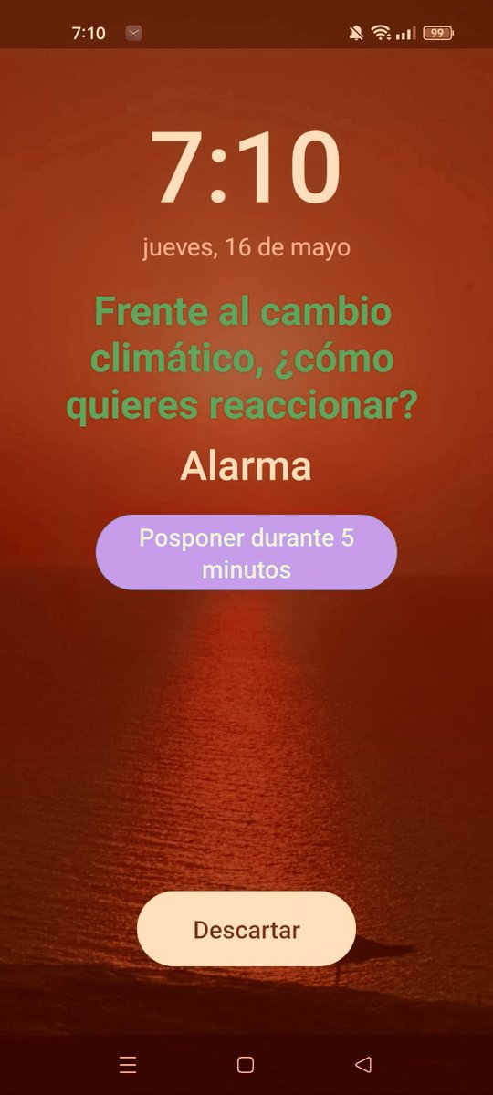 Frente al cambio climático, ¿posponemos la alarma, la descartamos o nos levantamos y nos ponemos a actuar?