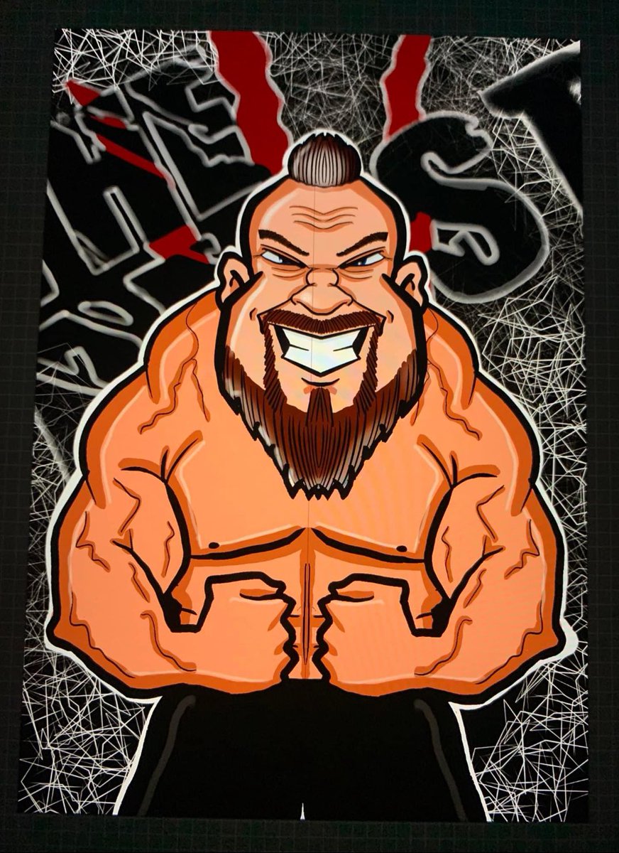 SCREW696's tweet photo. @eddiehallWSM any chance you can sign this caricature please? Trying to raise funds for debrillators and AED devices to help the community. 🙏

https://t.co/m0j8AaK0F3 https://t.co/9XxvP9aUpC