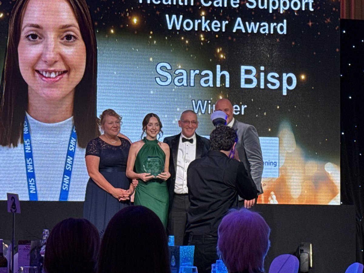 AnaLlewellyn's tweet photo. My fab colleagues smashed it! Corrina is MH runner up and Sarah is HCSW winner. Absolutely fantastic stuff! @NurseGregDix @CwmTafMorgannwg @sophiebassett6 @1lloydgriffiths https://t.co/aFd2NKzBYc