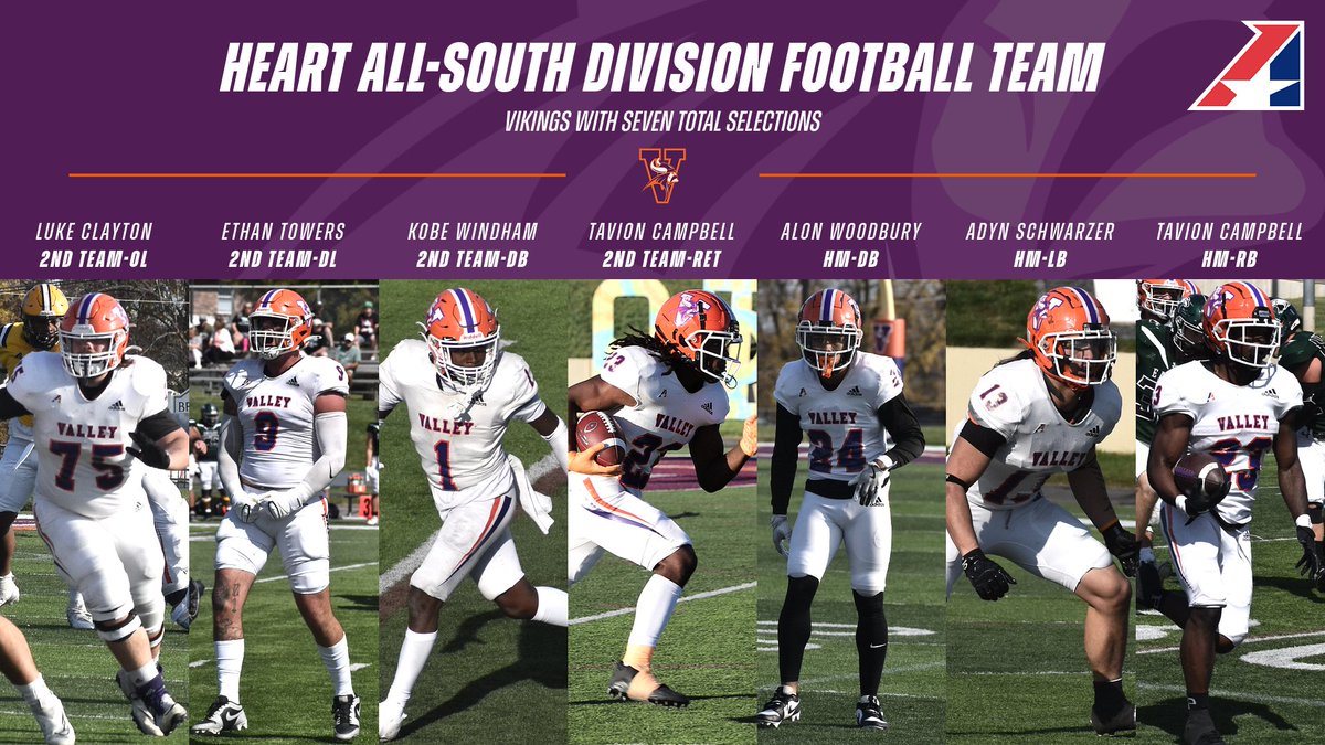 Missouri Valley College Football With Seven Heart All-South Division Selections! #valleywillroll
valleywillroll.com/general/2024-2…