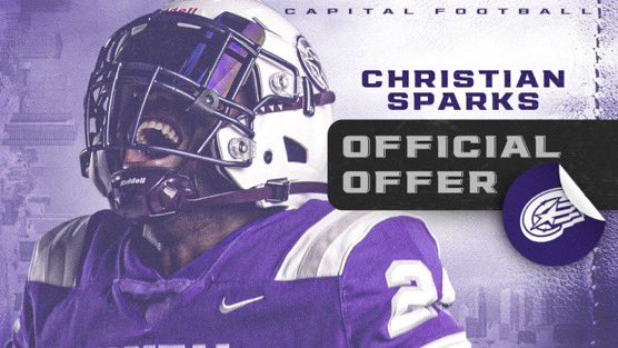 #AGTG After a great conversation with <a href="/Coachcalexander/">Charles Alexander</a> I’m blessed to receive a Official Offer from Capital University