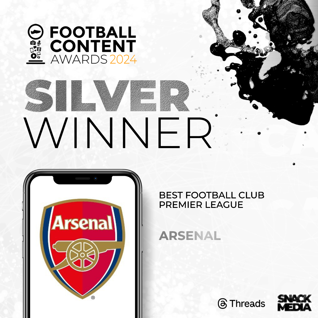 🥈⚽️ The Best Football Club - Premier League Silver Award goes to...  Arsenal <a href="/Arsenal/">Arsenal</a>👏