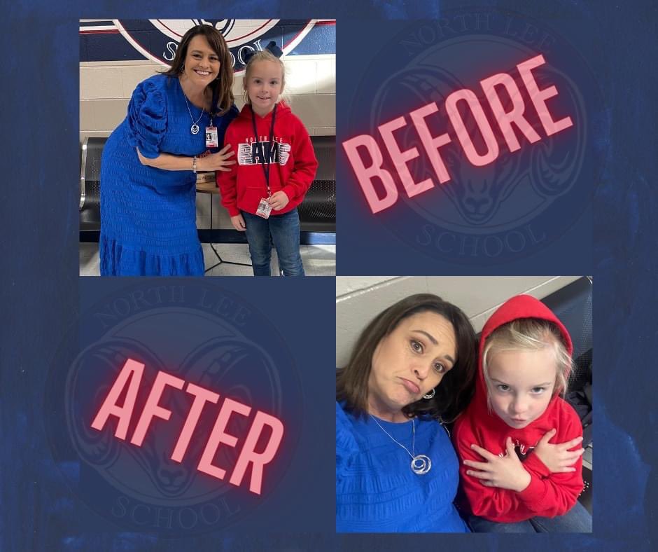 Mrs. Riad appreciated having Principal for the Day-Principal Avery Baker's help today with Thanksgiving lunch and all the other fun things happening around school today.  Avery started the day ready to go and ended the day tired and cold from helping with dismissal!