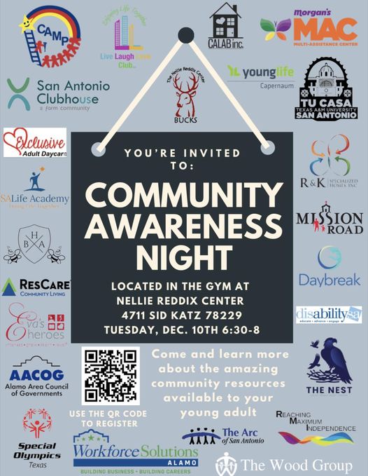 Phase 3 Volunteer & Recreation (@phase3volrec) on Twitter photo On December 10th, the Reddix Gym is hosting a Community Awareness Night. There will be a variety of resources and opportunities for young adults and their families to learn about and plan for the future. On December 10th, the Reddix Gym is hosting a Community Awareness Night. There will be a variety of resources and opportunities for young adults and their families to learn about and plan for the future.