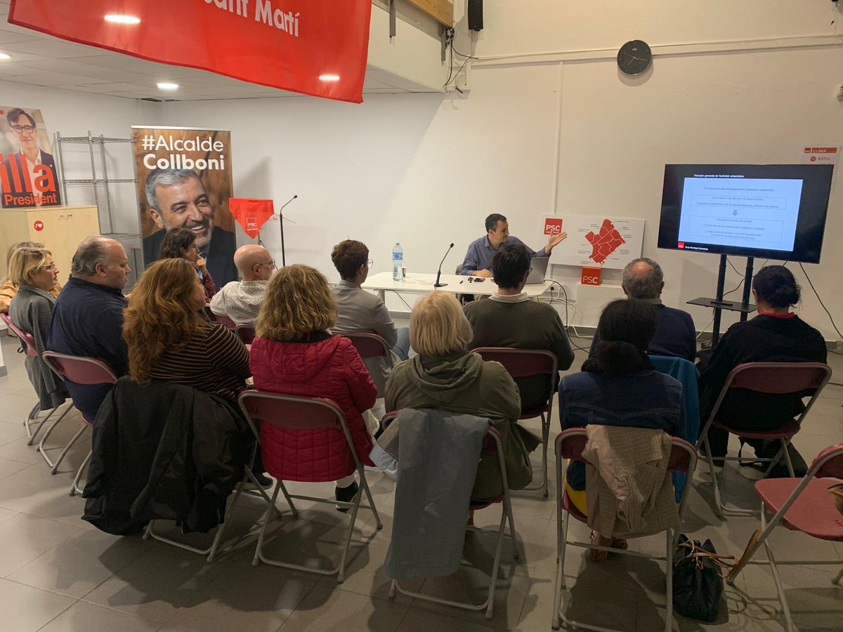PSC_SantMarti's tweet photo. 🍷🧀 Donem inici als ‘Debatast de Sant Martí’, un espai per fomentar les xerrades informatives sobre aspectes de la ciutat enfocats al districte. https://t.co/XKqzsYAkzG