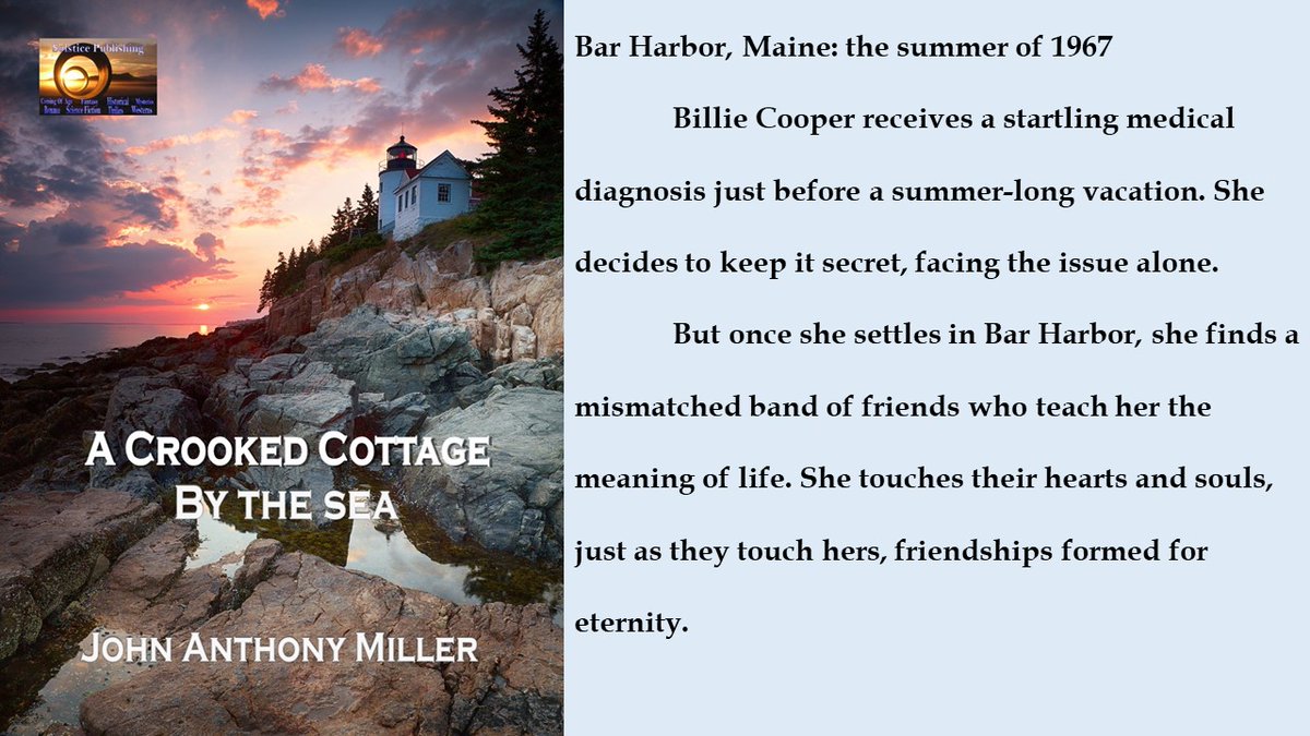 A Crooked Cottage by the Sea
Bar Harbor, Maine, 1967
Some are never what they seem.
#histfic #womensfiction

amazon.com/dp/B0C24J35J3