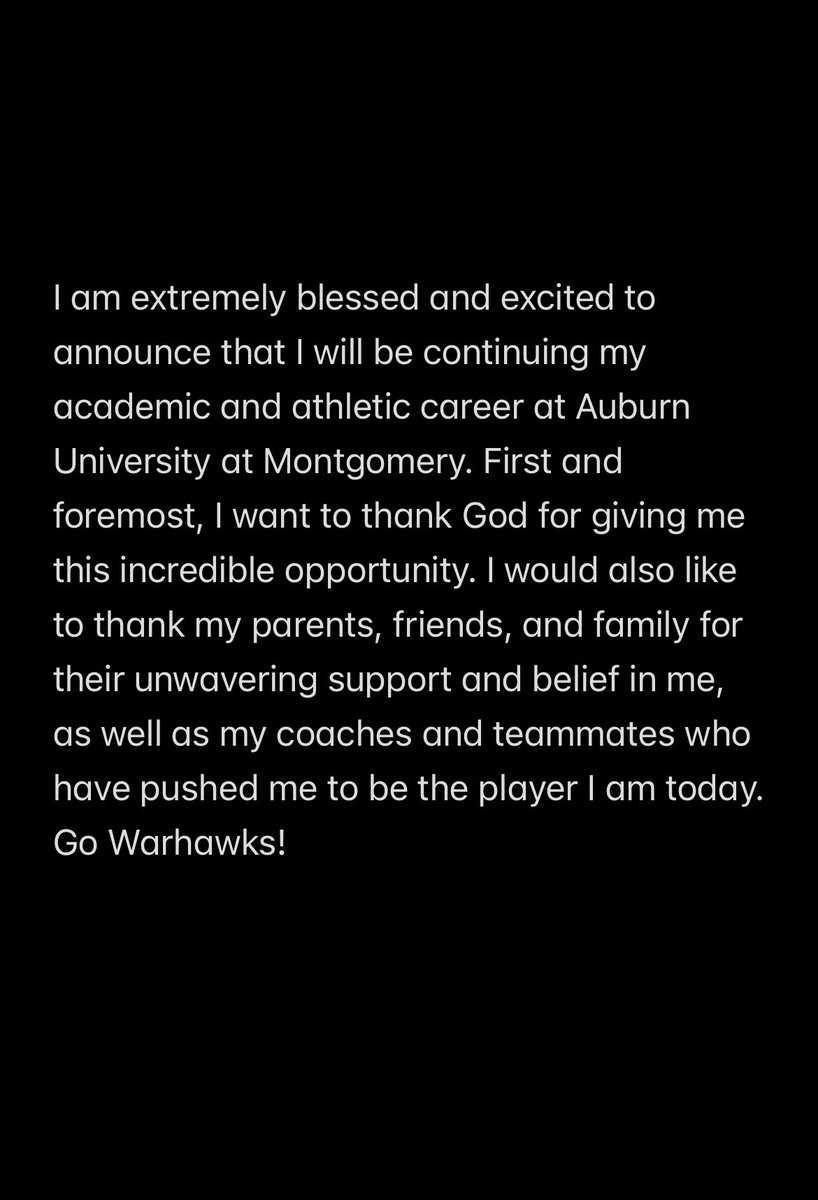 Parker Wilson (@parkerwilson33) on Twitter photo Excited to announce my commitment to AUM! #Committed
<a href="/AUMWarhawksBSB/">AUM Baseball</a> <a href="/lassiterbasebal/">Lassiter Baseball</a> <a href="/SoutheastSox/">Southeast Sox Baseball</a> <a href="/CoachMoss30/">Brock Moss</a> <a href="/Luke_Cathcart39/">Luke Cathcart</a> <a href="/HudockTTV/">Hudock</a> <a href="/coachsnell36/">Brett Snell</a> Excited to announce my commitment to AUM! #Committed
<a href="/AUMWarhawksBSB/">AUM Baseball</a> <a href="/lassiterbasebal/">Lassiter Baseball</a> <a href="/SoutheastSox/">Southeast Sox Baseball</a> <a href="/CoachMoss30/">Brock Moss</a> <a href="/Luke_Cathcart39/">Luke Cathcart</a> <a href="/HudockTTV/">Hudock</a> <a href="/coachsnell36/">Brett Snell</a>