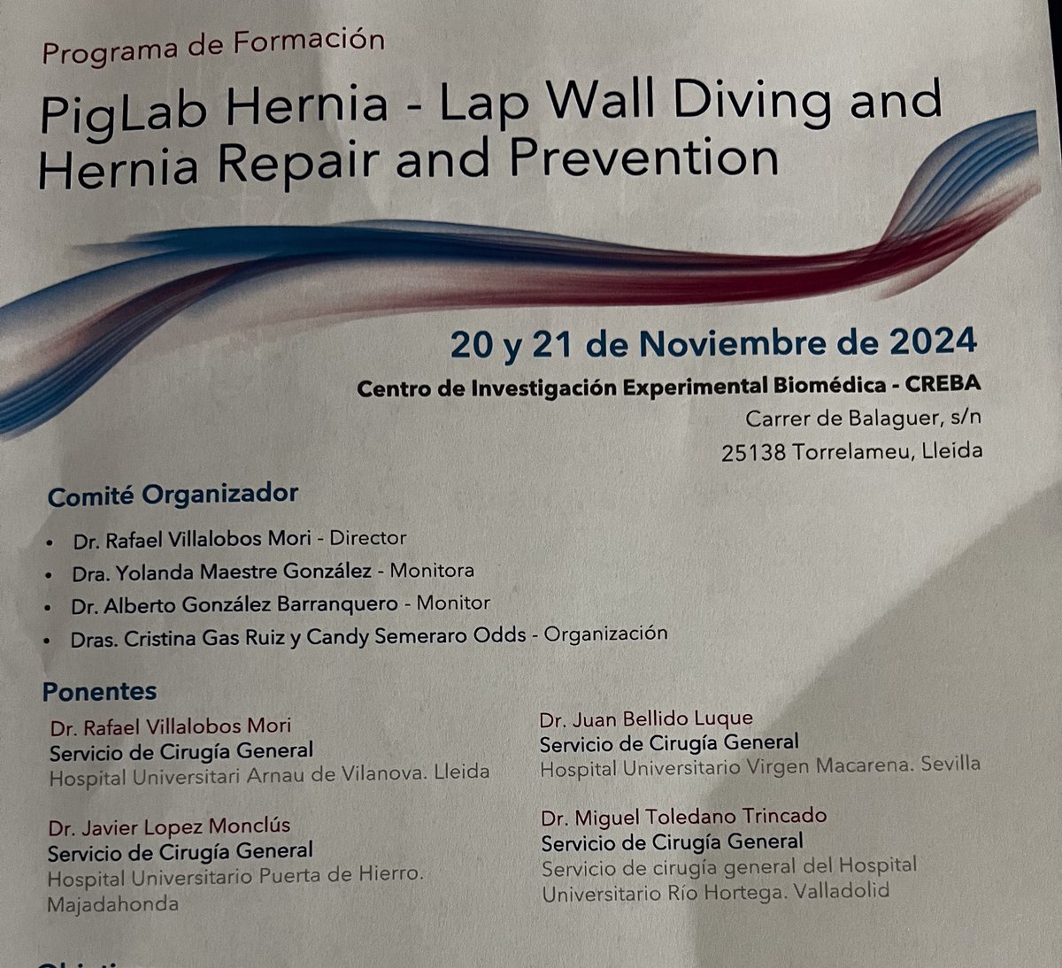 Yolanda MaGo (@yomago80) on Twitter photo Otro año más un gran curso con excelentes profesionales en un lugar provilegiado <a href="/creballeida/">CREBA</a> <a href="/harnaulleida/">Hospital Universitari Arnau de Vilanova</a> <a href="/Villawolf26/">Rafael Villalobos PhD FEBS - AW</a> <a href="/jlopezmonclus/">Javier López Monclús</a> <a href="/mtolet11/">Miguel Toledano</a> <a href="/jbellidoluque/">juan bellido</a> <a href="/MedtronicES/">Medtronic España</a> Otro año más un gran curso con excelentes profesionales en un lugar provilegiado <a href="/creballeida/">CREBA</a> <a href="/harnaulleida/">Hospital Universitari Arnau de Vilanova</a> <a href="/Villawolf26/">Rafael Villalobos PhD FEBS - AW</a> <a href="/jlopezmonclus/">Javier López Monclús</a> <a href="/mtolet11/">Miguel Toledano</a> <a href="/jbellidoluque/">juan bellido</a> <a href="/MedtronicES/">Medtronic España</a>