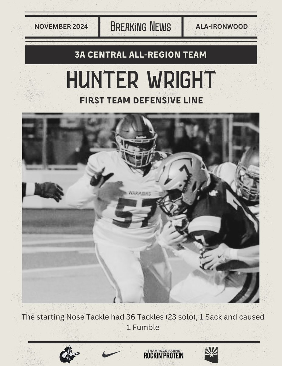 ALA Ironwood Warriors Football🏈 tweet media
