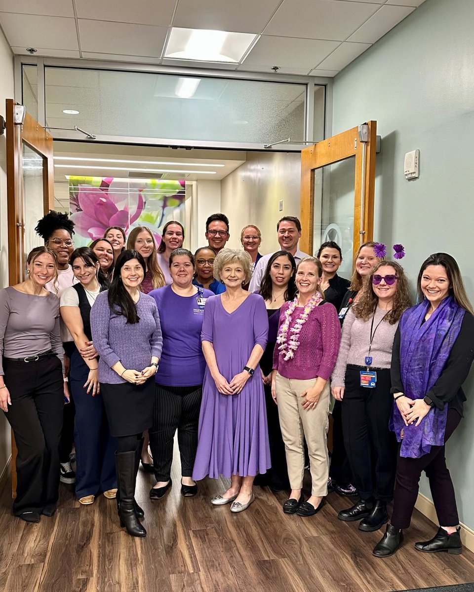 Today is World Pancreatic Cancer Day! 💜

Our Gastrointestinal Oncology Program put on its best purple today to raise awareness. We are committed to providing pancreatic cancer patients with top-notch care and researching the lifesaving treatments of tomorrow!

#PanCanAwareness