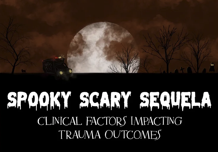 FOAMfrat's tweet photo. Check out our latest blog: Spooky Scary Sequela: Clinical Factors Impacting Trauma Outcomes

https://t.co/L6LEmTcACk https://t.co/0Zxg44Q63V