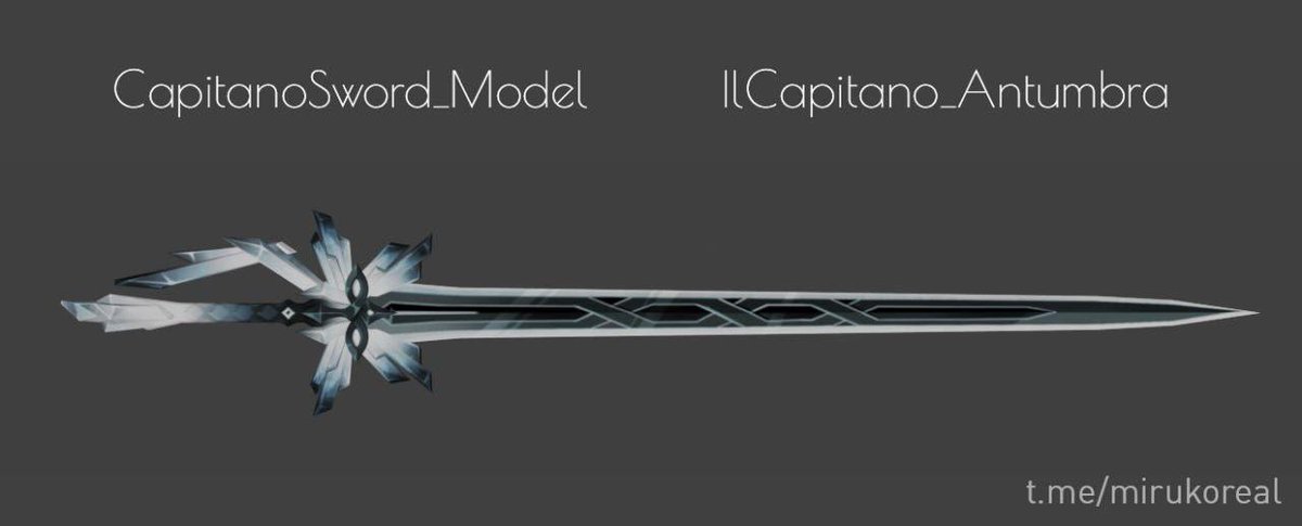 원신 5.3버전에서 카피타노의 검 모델링이 추가되었습니다.

#원신유출 #나타 #카피타노 
#genshinleaks #Natlan #Capitano