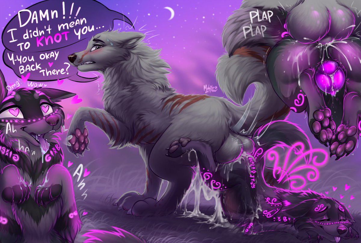 mohitopaw's tweet photo. Surprising knot.. 💦💜👈🏼
#nsfw #feral #furry #Commision #canine https://t.co/6iL5k0DWbQ