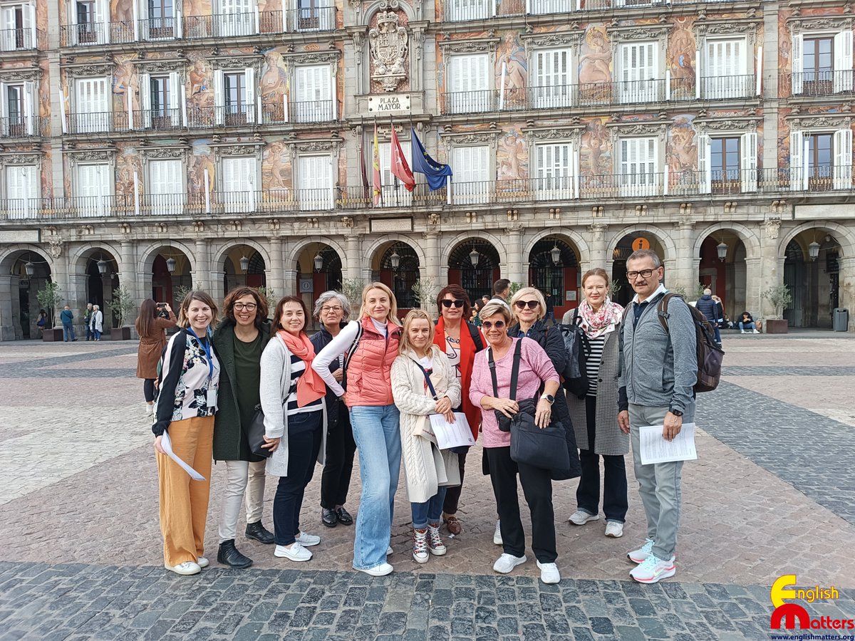 Discovering new cultures It is an enriching and valuable practice and English Matters’ Context4Context approach to this offers participants a way of seeing their host culture, and context through the eyes of their students and from an educational perspective. 
📍 Madrid - Spain
