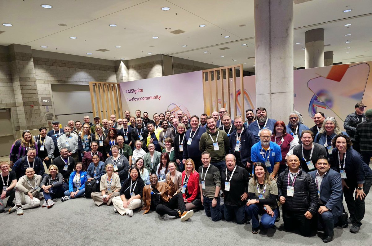 #MVPBuzz at #MSIgnite 💙

<a href="/MVPAward/">Microsoft MVP Communities</a> <a href="/MSFTnews/">Microsoft News and Stories</a> <a href="/events_msft/">Microsoft Events</a>