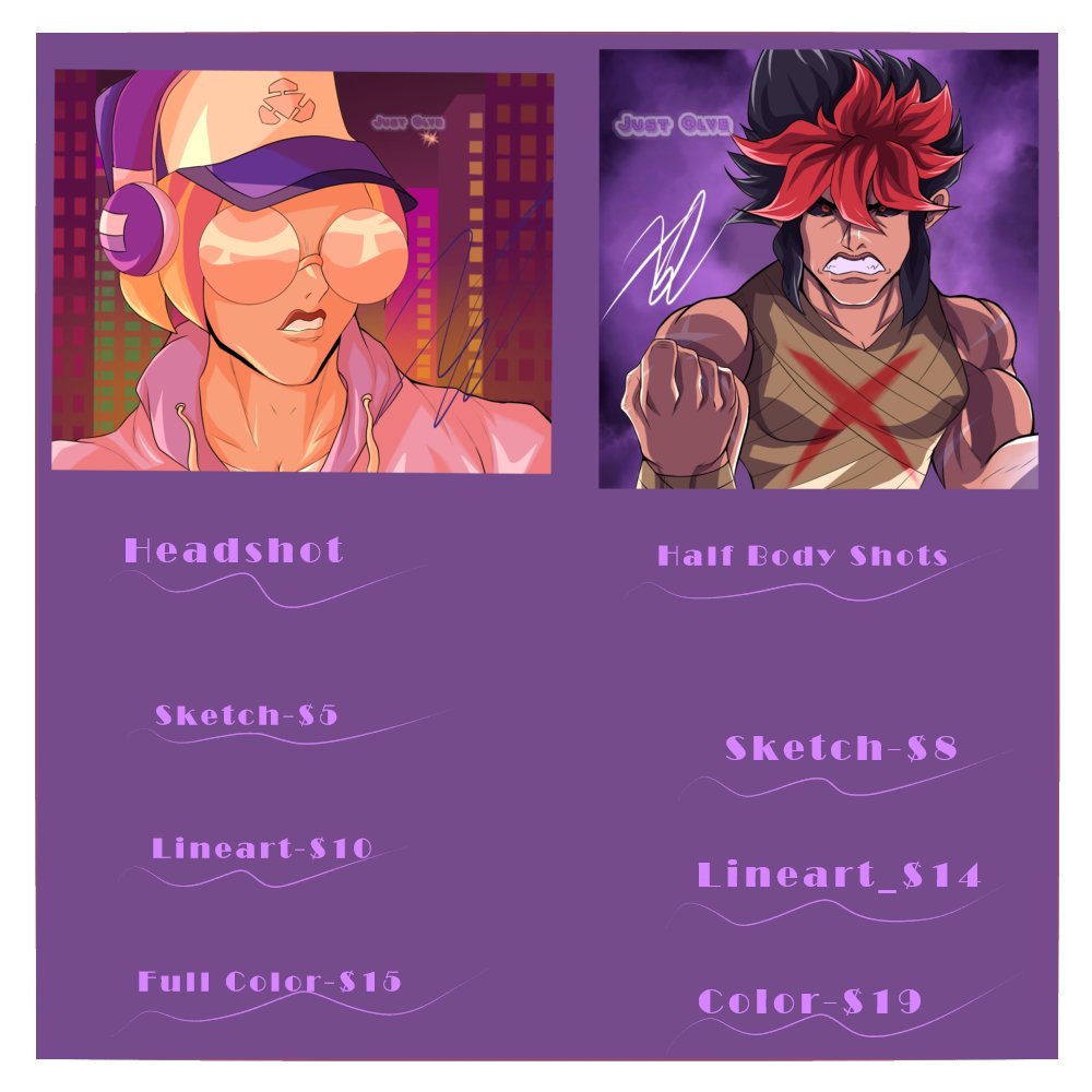 Just_Olve Comms Open 0/2 tweet media