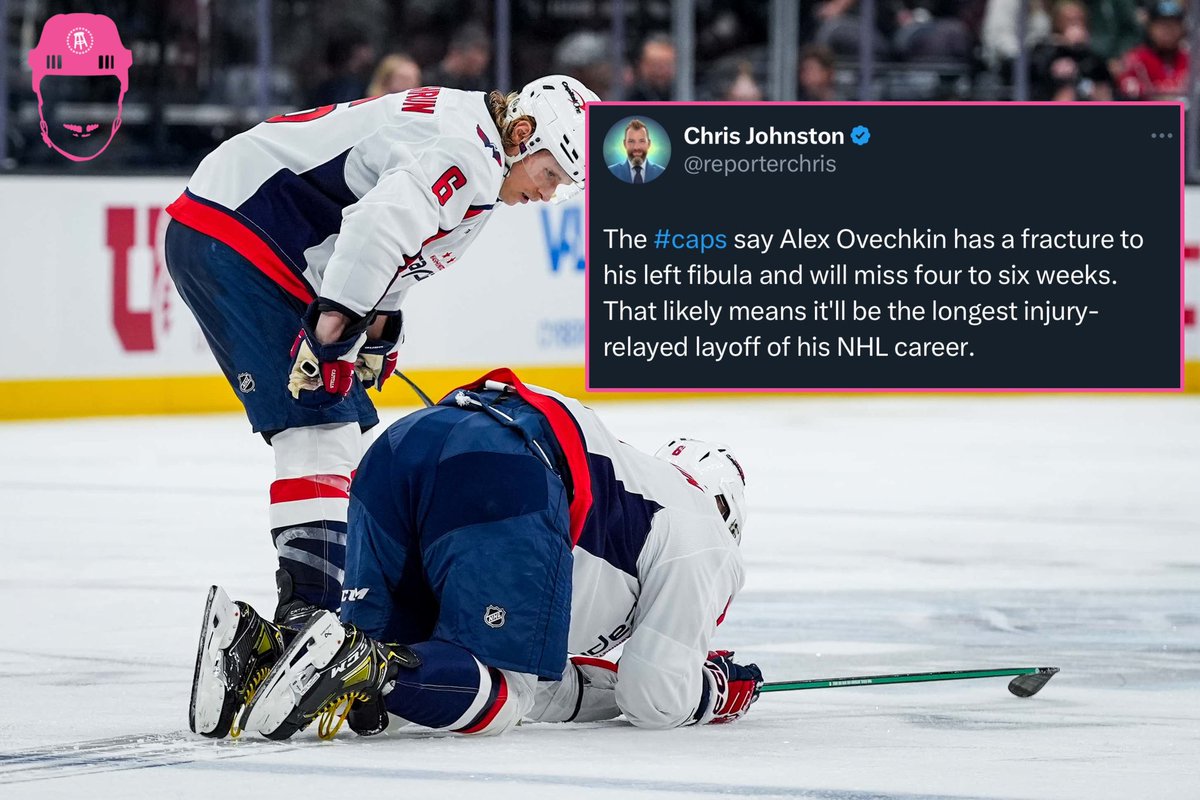 spittinchiclets's tweet photo. BRUTAL NEWS.

Fractured left fibula for Ovechkin 😳 https://t.co/R3BkDKXH0U