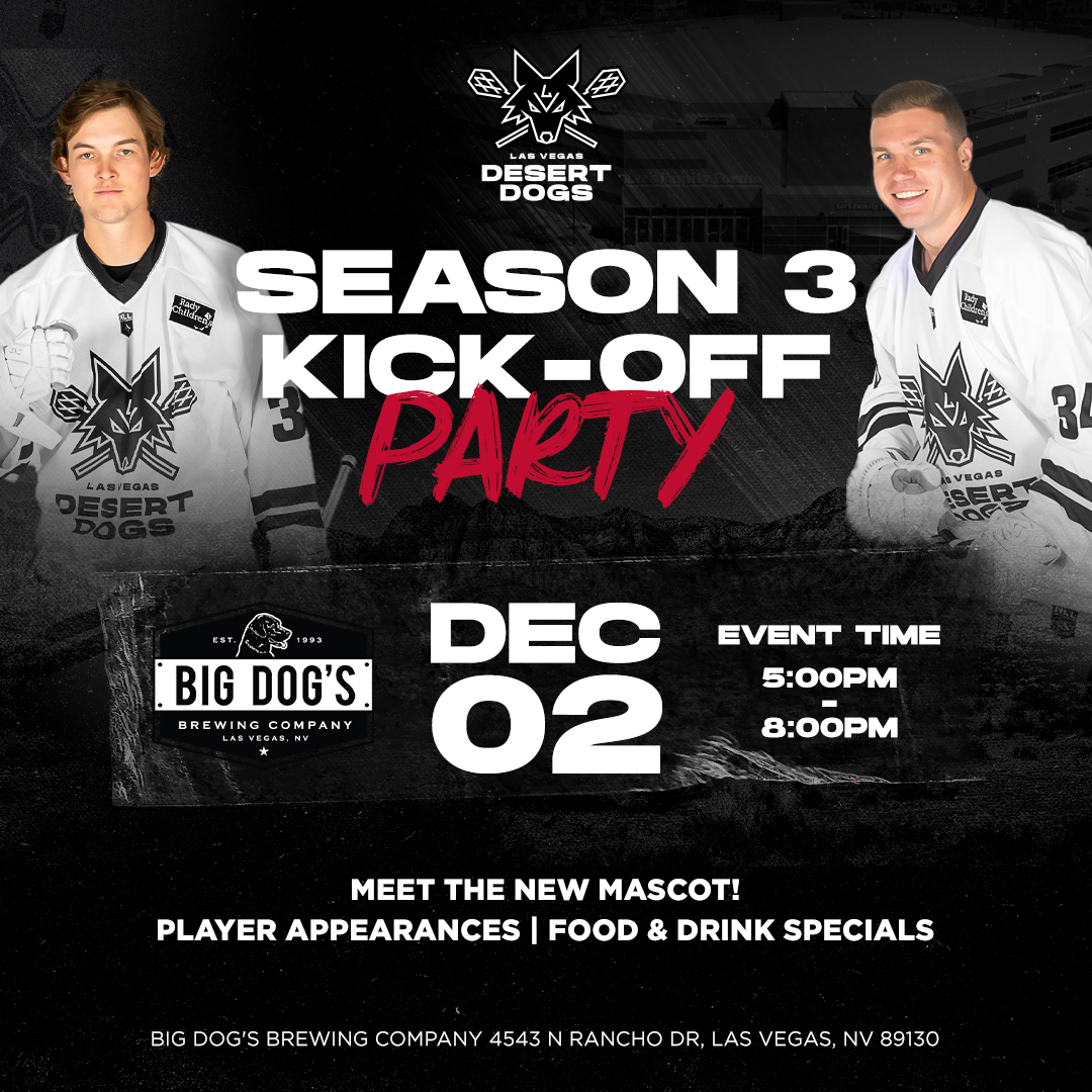 vegasdesertdogs's tweet photo. 🚨 PARTY ALERT 🚨 

Join us as we kick off our season for a night of food and drink specials and player appearances before we hit the floor this season! 🐾

📅 December 2
⏰ 5:00 pm - 8:00 pm
📍 Big Dog's Brewing Company

RSVP NOW: https://t.co/HCcnJtjy1N

#DefendTheDen https://t.co/w1xydbRivO
