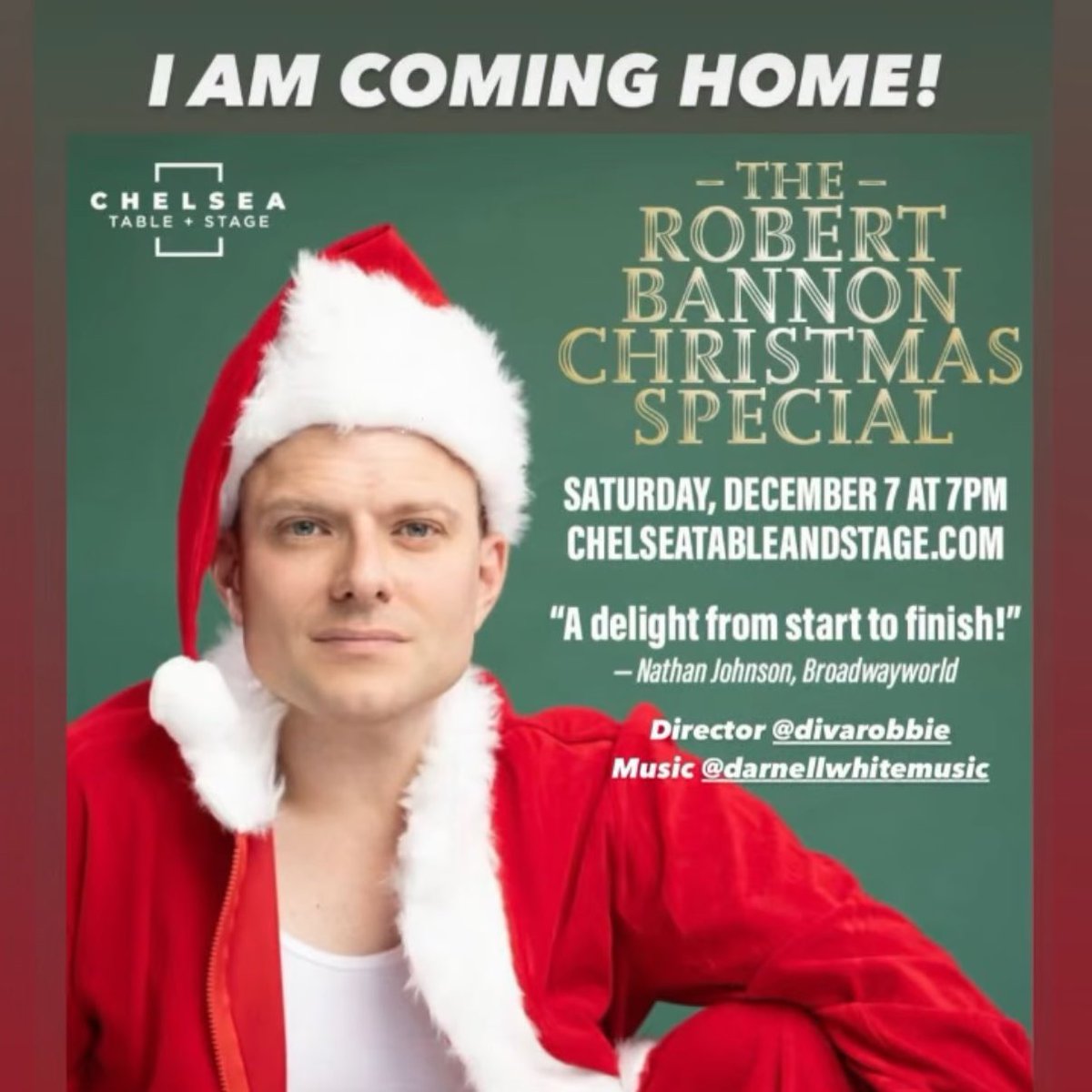 RoundtableRB's tweet image. Coming home for Christmas!