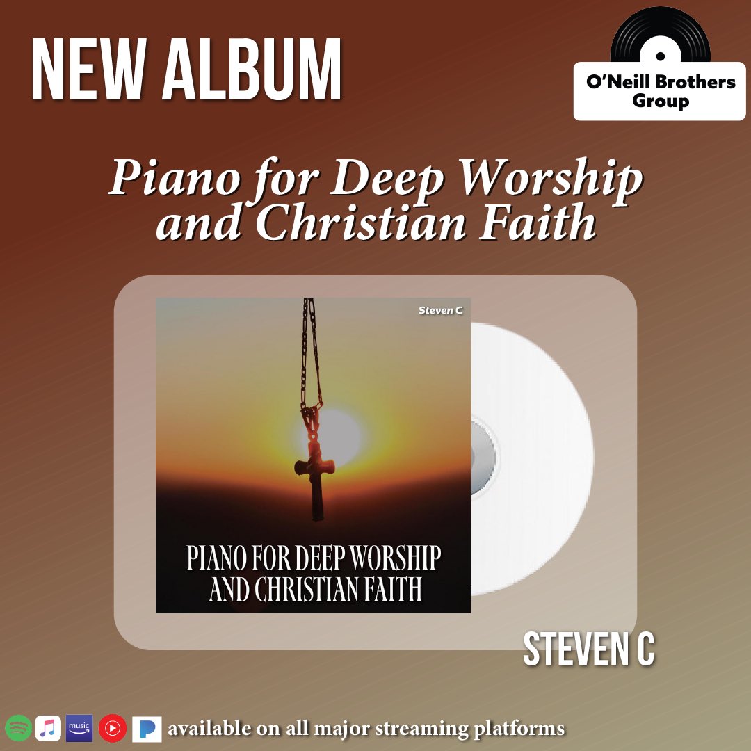 ✝️ Immerse yourself in the powerful sounds of worship with my new album, Piano for Deep Worship and Christian Faith. These soulful piano melodies are designed to deepen your spiritual connection.

Available now, linktr.ee/stevencmusic 🎶