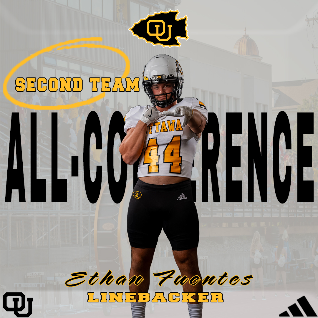 ⚫️🟡KCAC POST-SEASON AWARDS🟡⚫️
🥈SECOND-TEAM ALL-CONFERENCE🥈
Ethan Fuentes
Senior Linebacker
Bushland, TX
