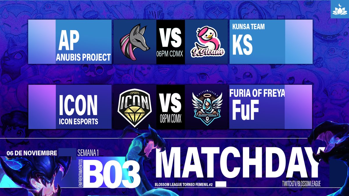 Blossom League tweet media