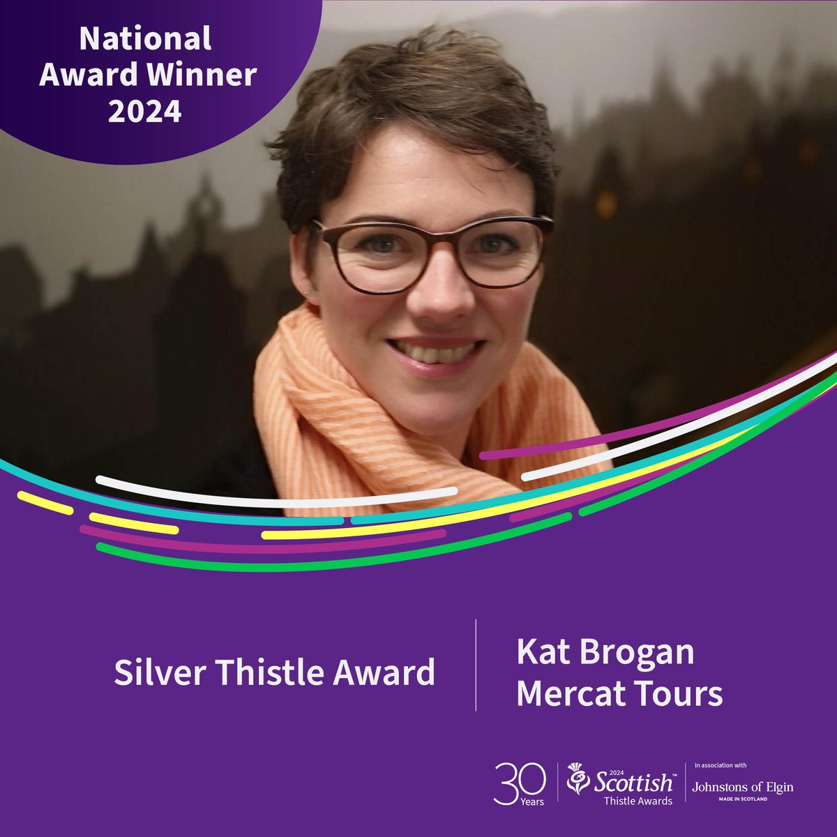VisitScotland News (@visitscotnews) on Twitter photo And now itโs time for our final award of the night โ the very special Silver Thistle Award presented by Tourism Minister <a href="/RichardLochhead/">Richard Lochhead</a> ๐
๐Huge congratulations toโฏKat Brogan from @MercatToursLtd ๐
#ThistleAwards And now itโs time for our final award of the night โ the very special Silver Thistle Award presented by Tourism Minister <a href="/RichardLochhead/">Richard Lochhead</a> ๐
๐Huge congratulations toโฏKat Brogan from @MercatToursLtd ๐
#ThistleAwards