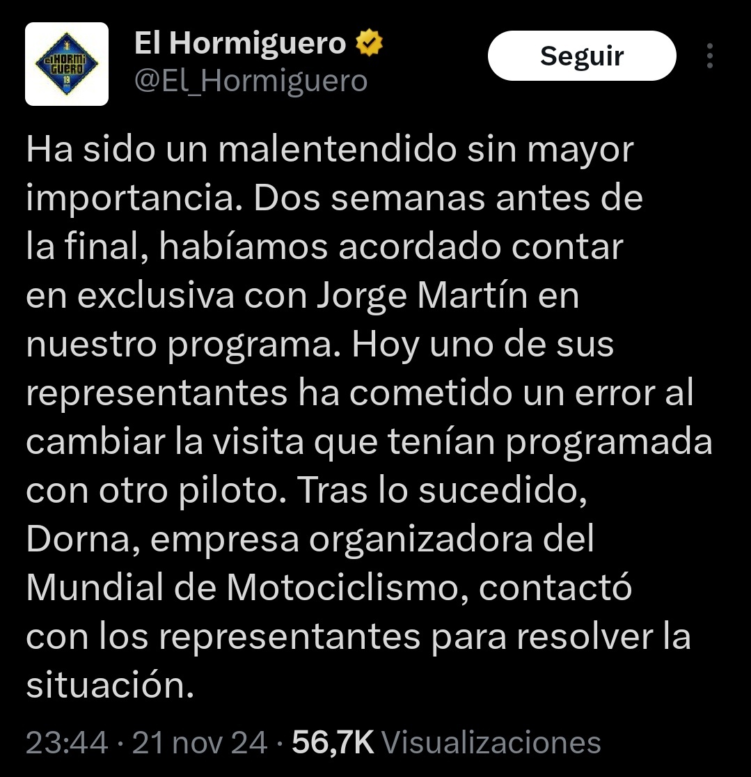 📊 ¿Te crees la explicación de El Hormiguero de Pablo Motos?

🔄 SÍ
♥️ NO