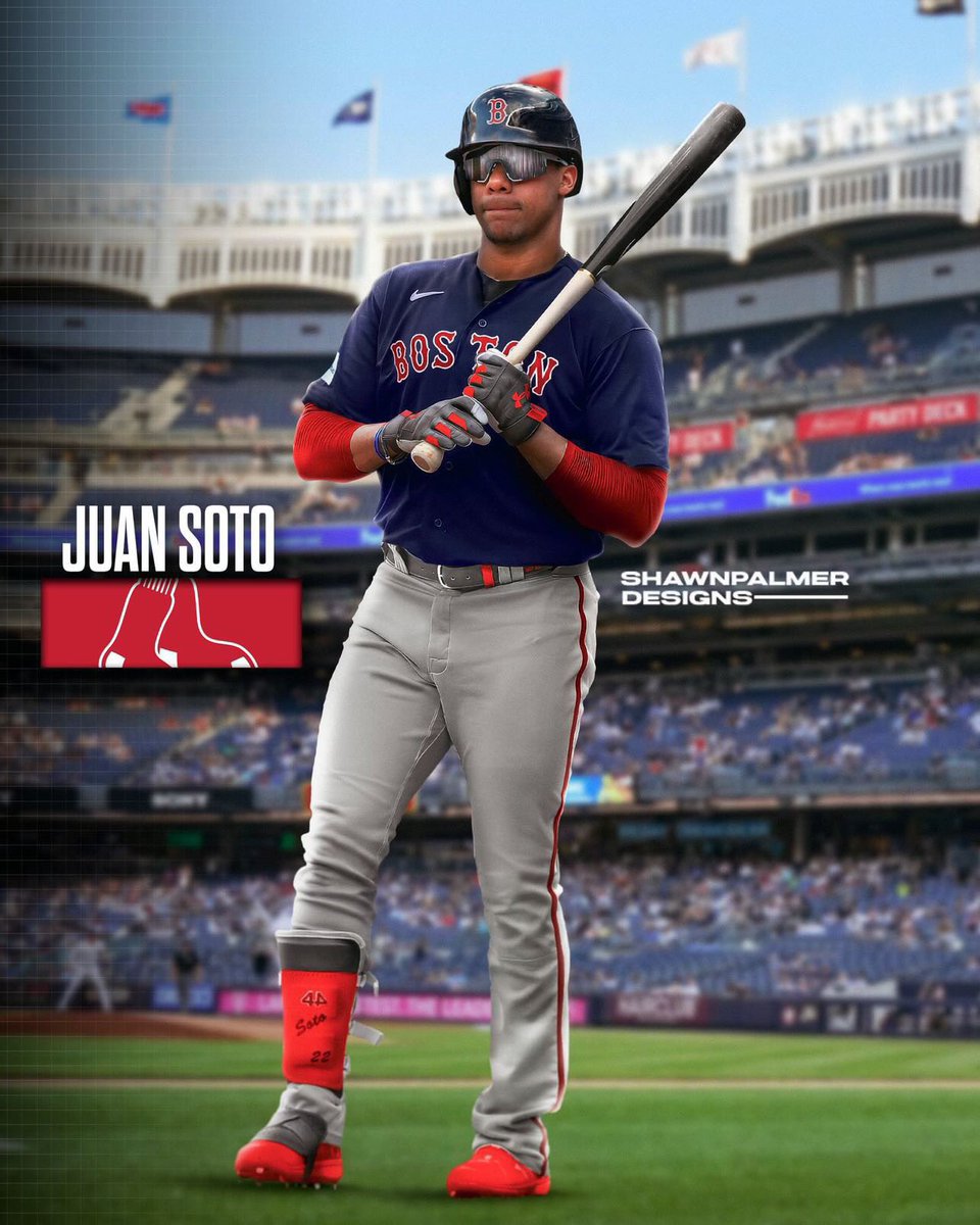 🚨If Juan Soto signs with the Red Sox I will buy one person a Juan Soto shirt. (Please take my money) 

Follow these simple steps: 

➡️ RT post 

➡️ Follow <a href="/PalmerDesigns_/">Shawn</a> &amp; <a href="/NASPpodcast/">🎙️Not Another Sox Podcast🎙️</a>