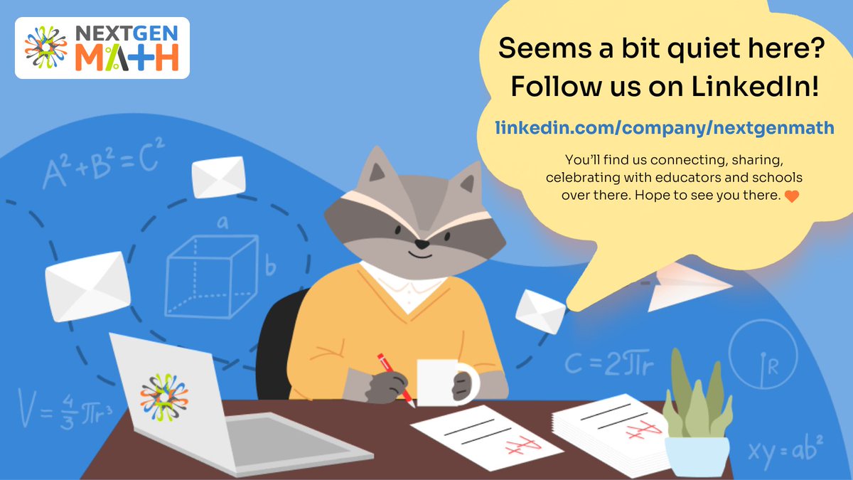 next_gen_math's tweet image. We&apos;ve been busy over on LinkedIn - for the latest and greatest and to connect with our team faster, head over to hubs.la/Q02Z79Vn0  🧡